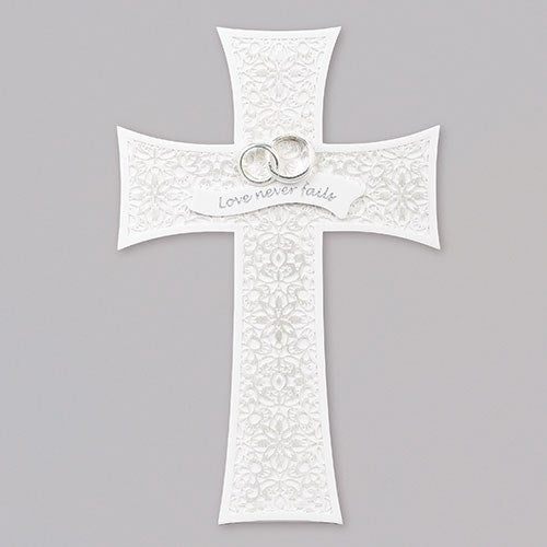 Wall Cross-Love Never Fails (7.5")