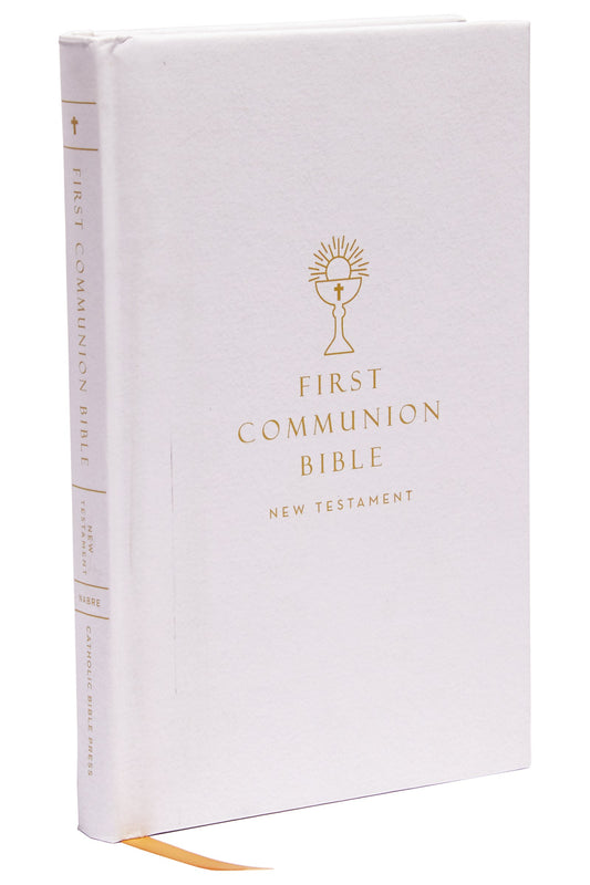 NABRE Catholic Bible: First Communion New Testament-White Hardcover