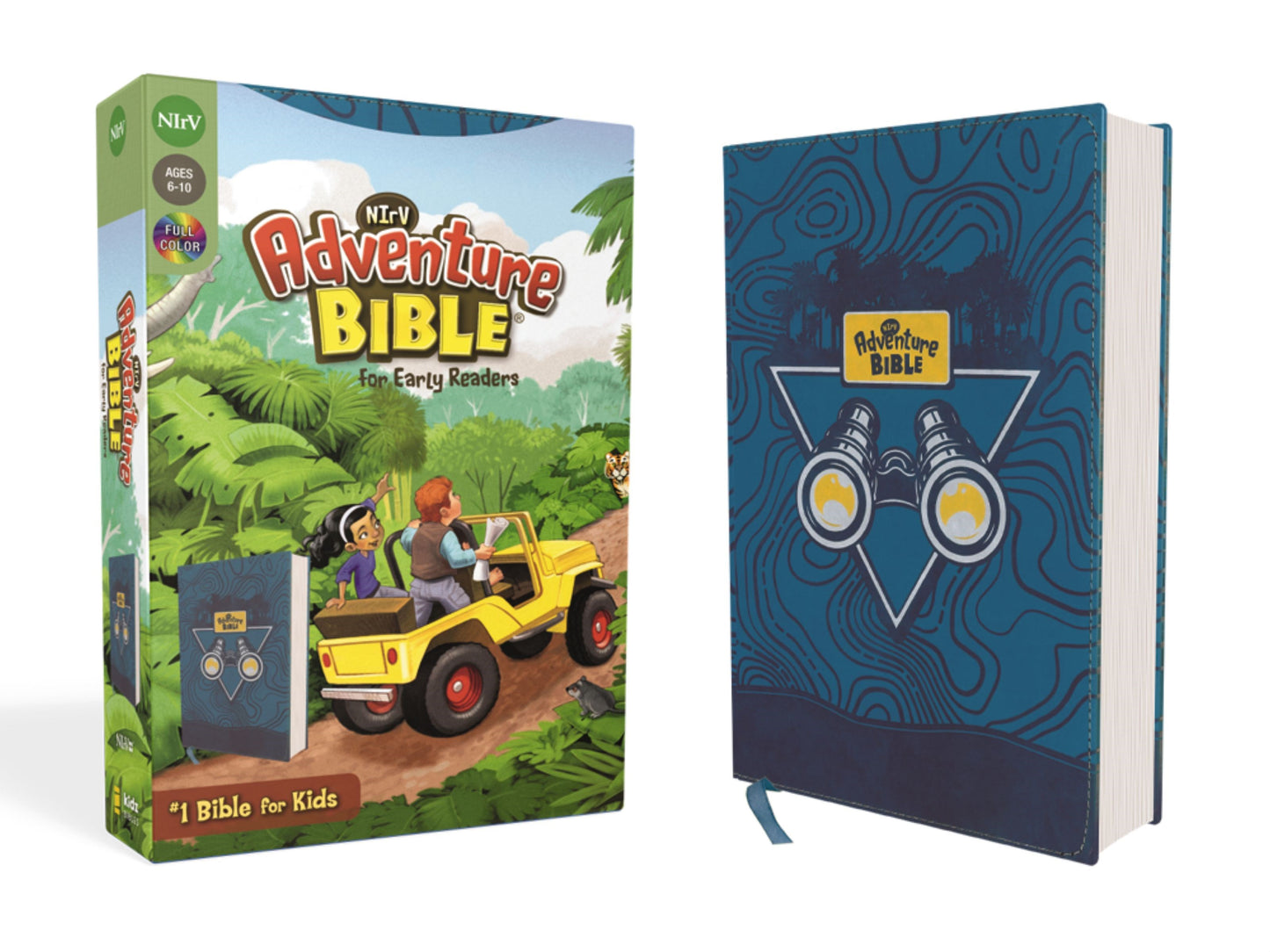 NIrV Adventure Bible For Early Readers (Full Color)-Blue Leathersoft