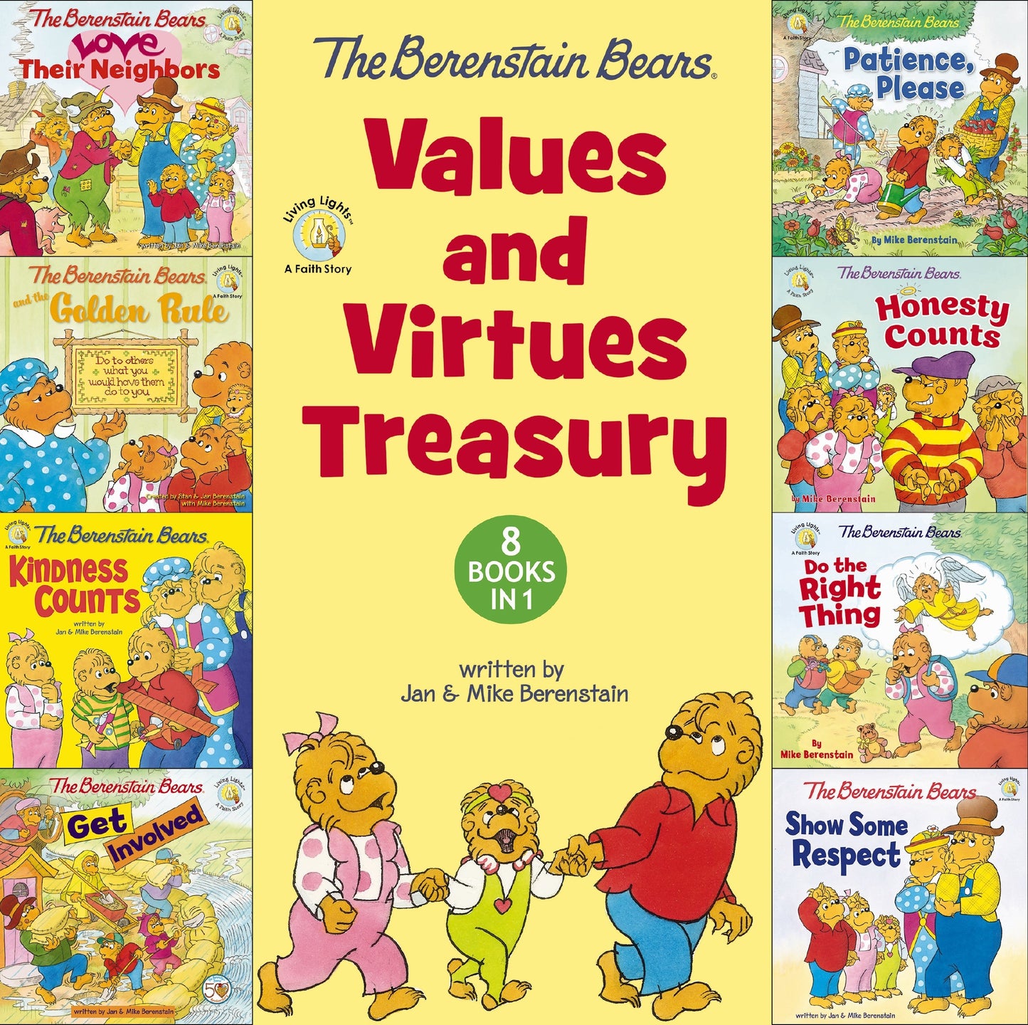 The Berenstain Bears Values And Virtues Treasury (8-In-1) (Living Lights)