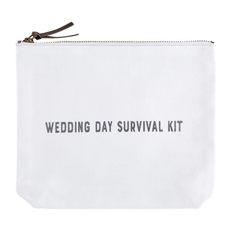 Canvas Pouch-Wedding Day Survival Kit (9" x 7.5")