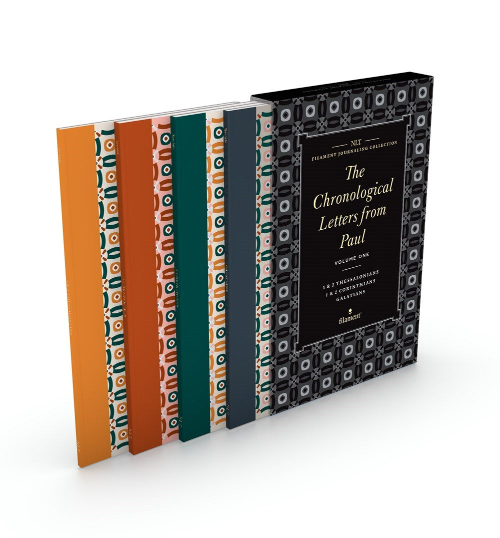NLT Filament Bible Journal: The Chronological Letters From Paul Volume 1 Set-Softcover