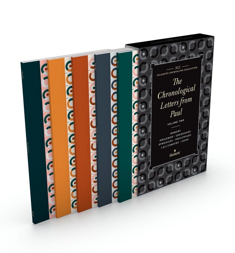 NLT Filament Bible Journal: The Chronological Letters From Paul Volume 2 Set-Softcover