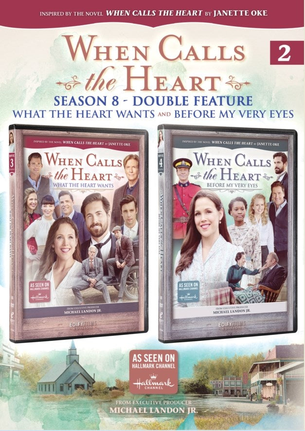 DVD-WCTH: Season 8 Double Feature 2-What The Heart Wants/Before My Very Eyes (Episodes 5 6 7 & 8 Combined)When Calls T