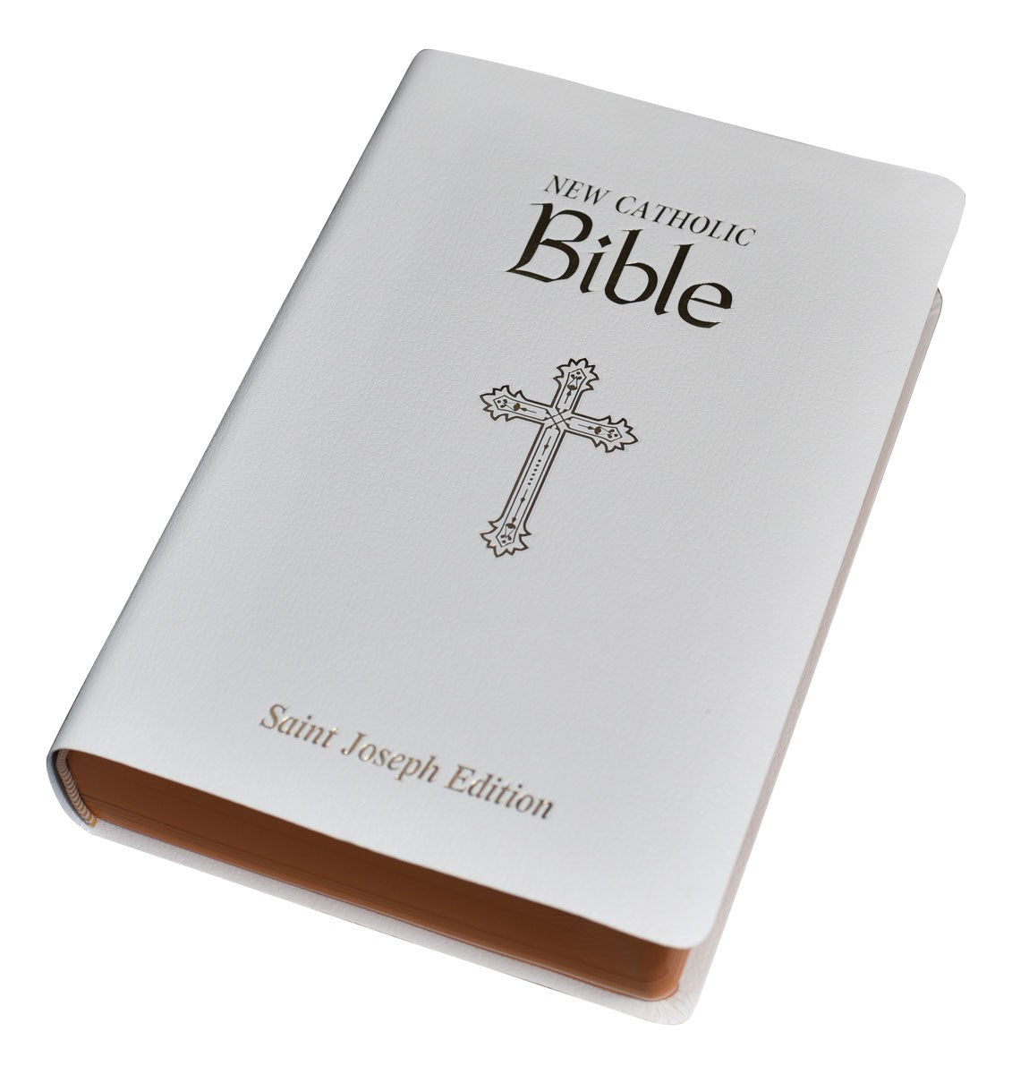 NCB St. Joseph New Catholic Bible Personal Size-White Simulated Leather (#608/10W)
