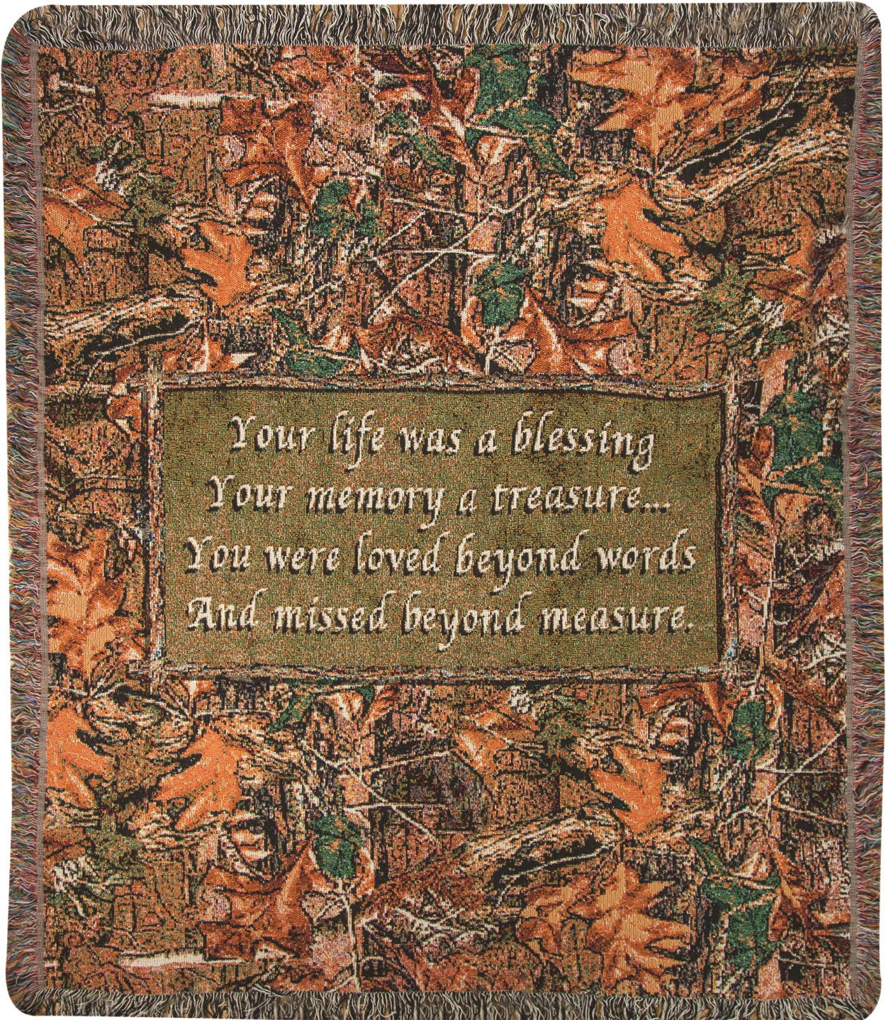 Throw-Nature Blessings-Bereavement-Tapestry (50" x 60")