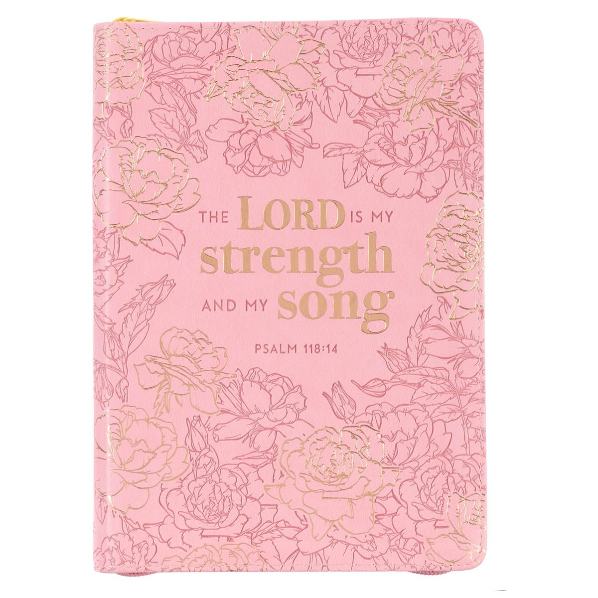 Journal w/Zip My Strength and My Song Psalm 118:14