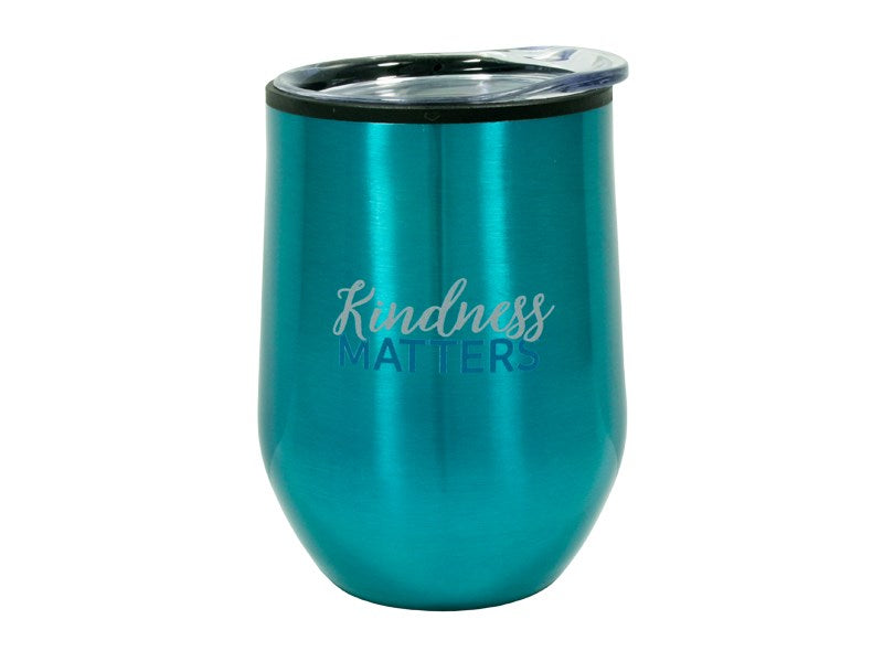 Mug Tumbler-Kindness Matters-Teal Stainless (12 Oz)