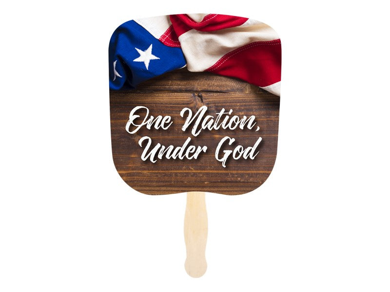 Hand Fan-One Nation Under God (Pack of 50)