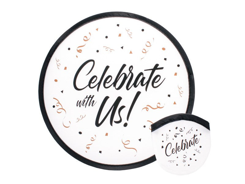 Foldable Hand Fan-Celebrate With Us (Pack Of 6)