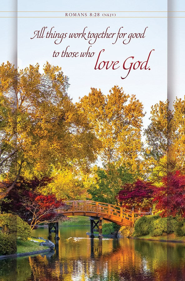 Bulletin-All Things Work Together For Good (Romans 8:28 NKJV) (Pack Of 100)