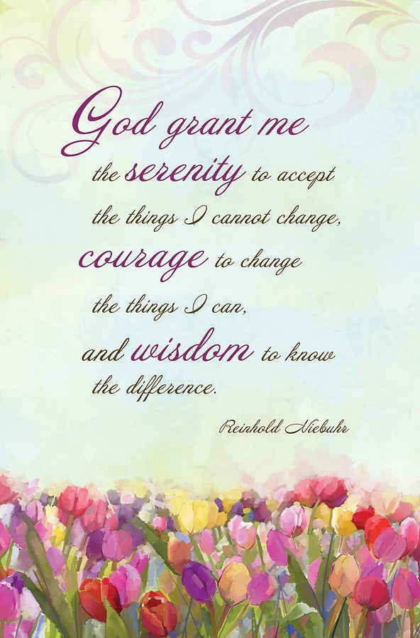 Bulletin-Serenity Prayer (Pack Of 100)