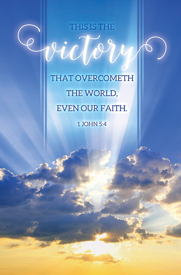 Bulletin-This Is The Victory That Overcometh/Light Through Clouds (1 John 5:4) (Pack Of 100)