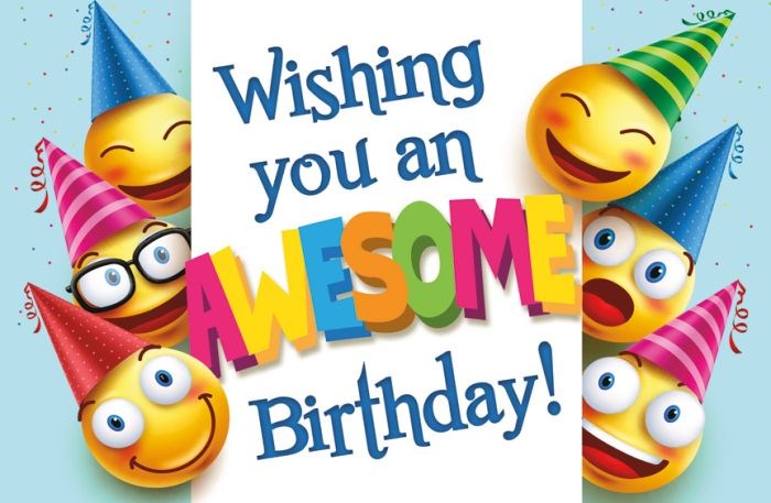 Postcard-Wishing You An Awesome Birthday (2 Corinthians 9:15 NIV) (Pack Of 25)