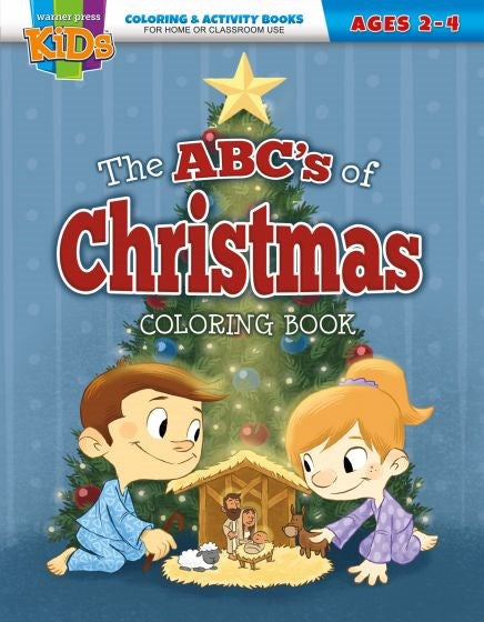 The ABC's Of Christmas Coloring Book (Ages 2-4)