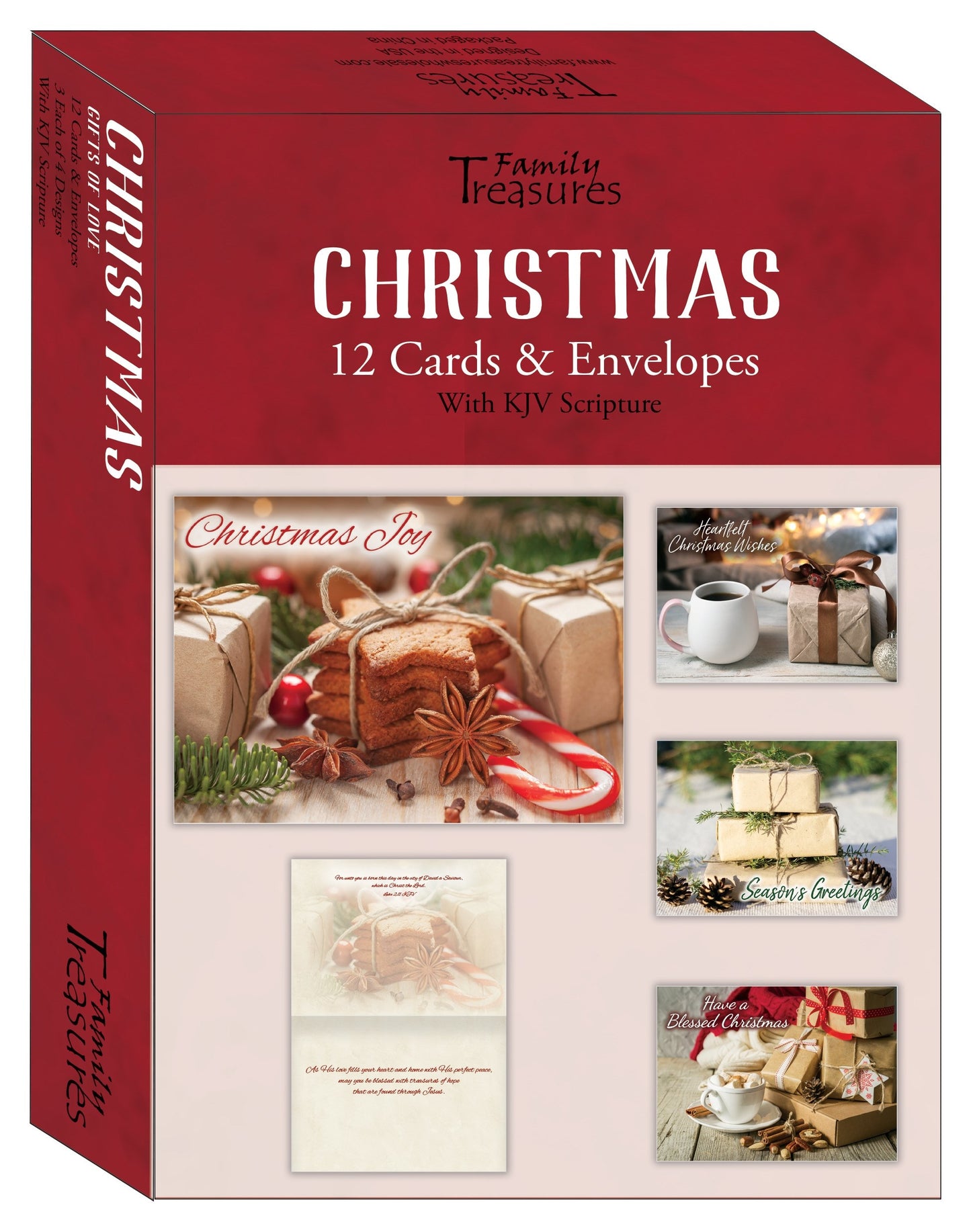 Boxed Card-Christmas-Gifts Of Love (Box Of 12)