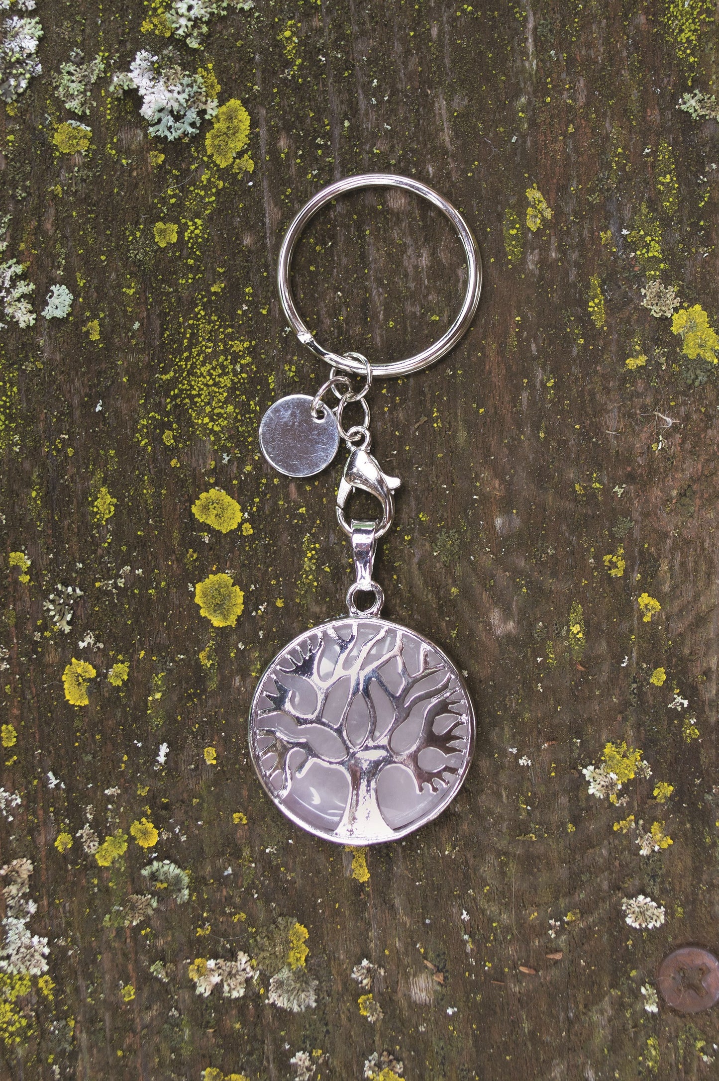 Key Chain-Tree Of Life-Quartz