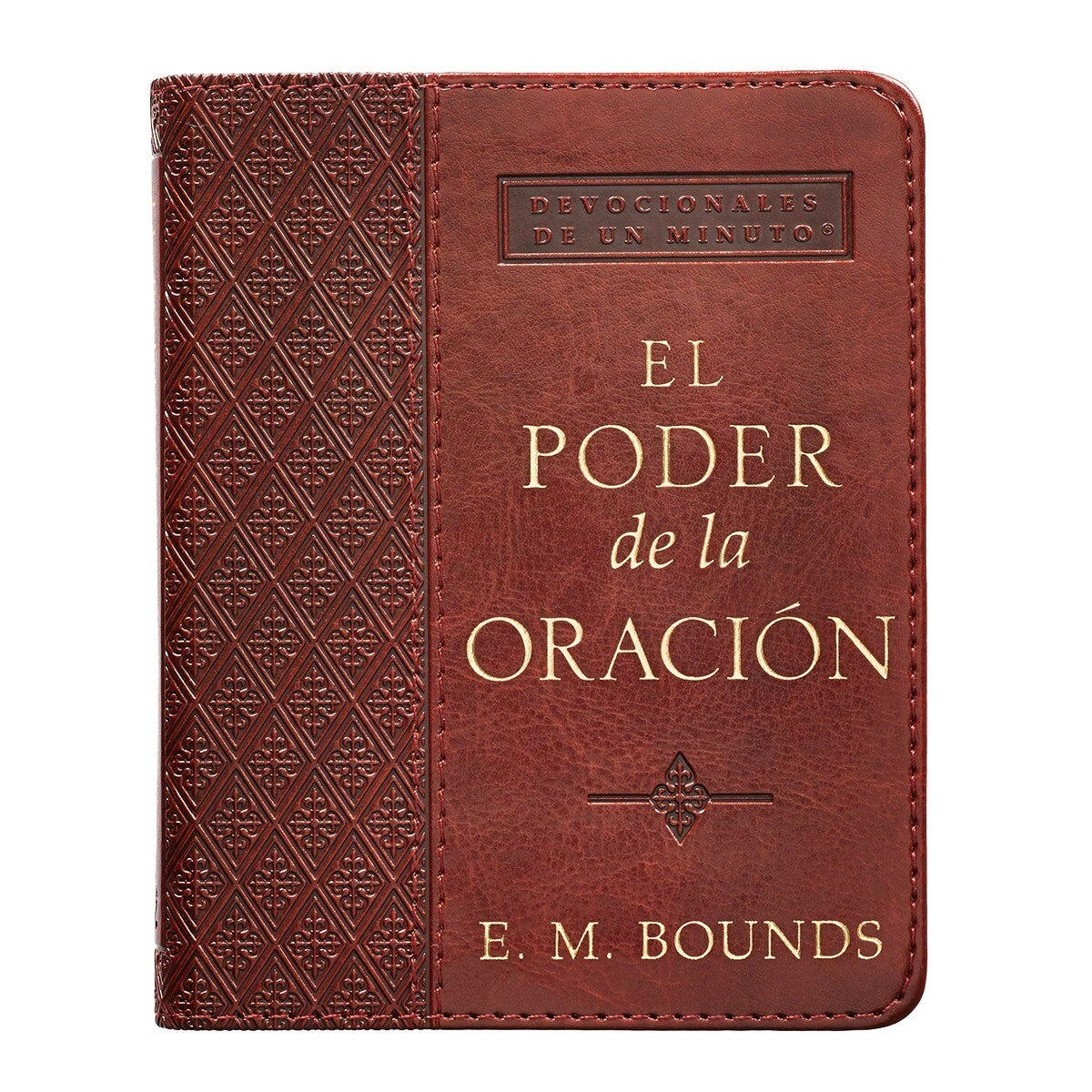 SPANISH-THE POWER OF PRAYER-ONE-MINUTE DEVOTIONS-BROWN SYNTHETIC LEATHER