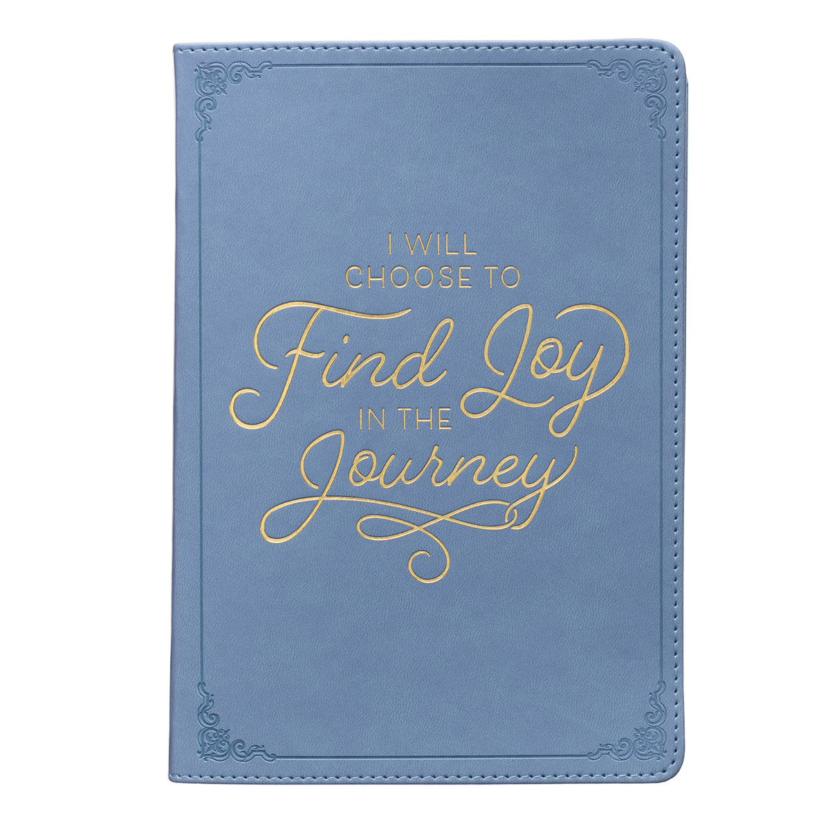 Journal-Classic LuxLeather-Find Joy-Periwinkle