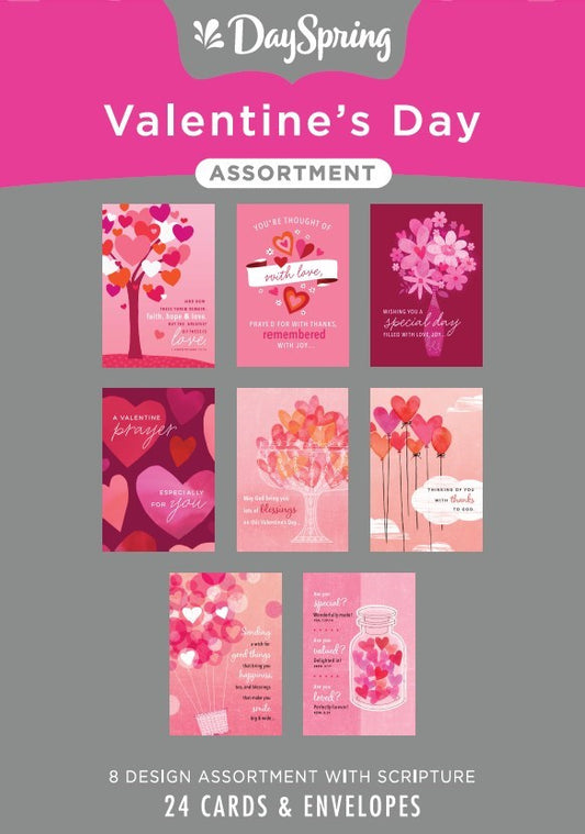Card-Boxed-Valentine-Assortment (Adult) (Box Of 24)