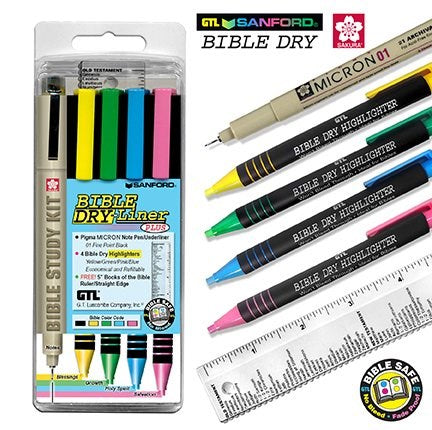 Sanford Bible Dry-Liner Plus Study Kit (5 Piece Set)