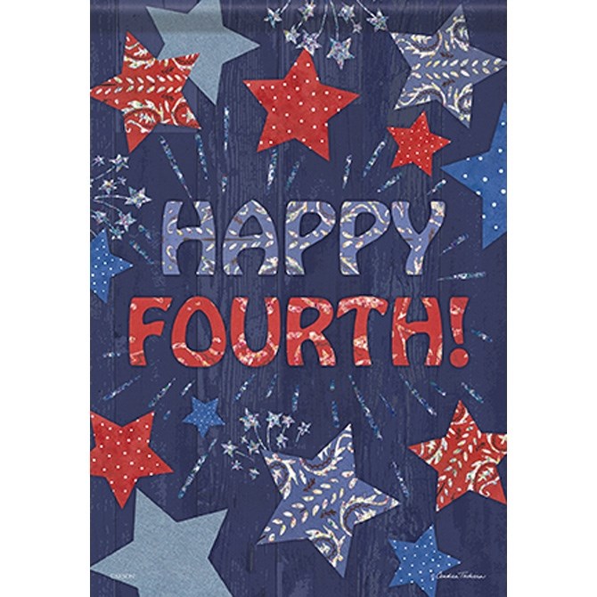 Flag-Glitter Trends-Patriotic Bandana (12.5" x 18")
