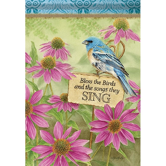 Flag-Garden-Durasoft-Bless The Birds (12.5" x 18")