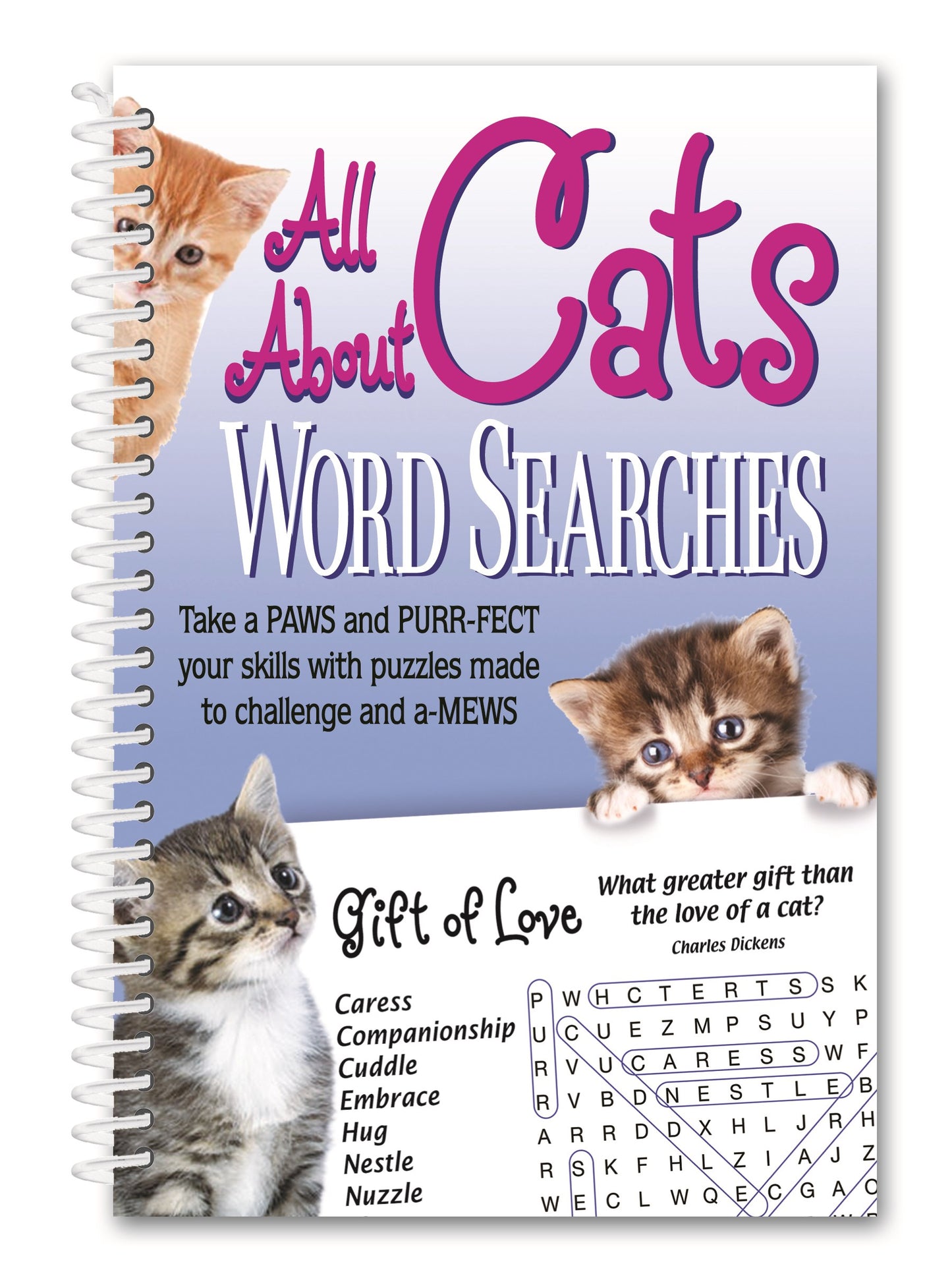 All About Cats Word Searches