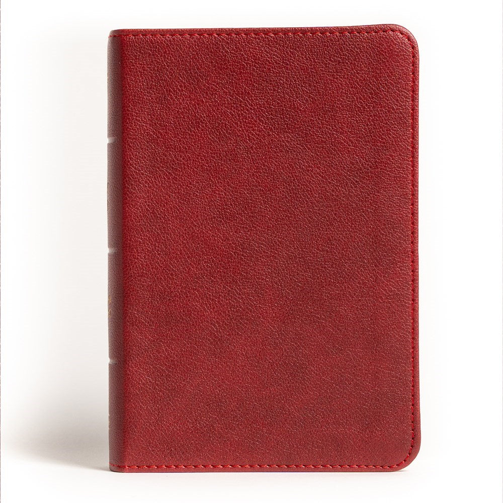NASB 2020 Large Print Compact Reference Bible-Burgundy Leathertouch