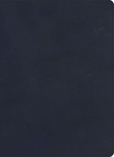 KJV Single-Column Wide-Margin Bible-Navy LeatherTouch