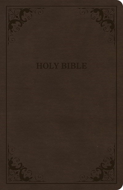 CSB Thinline Bible (Value Edition)-Brown LeatherTouch