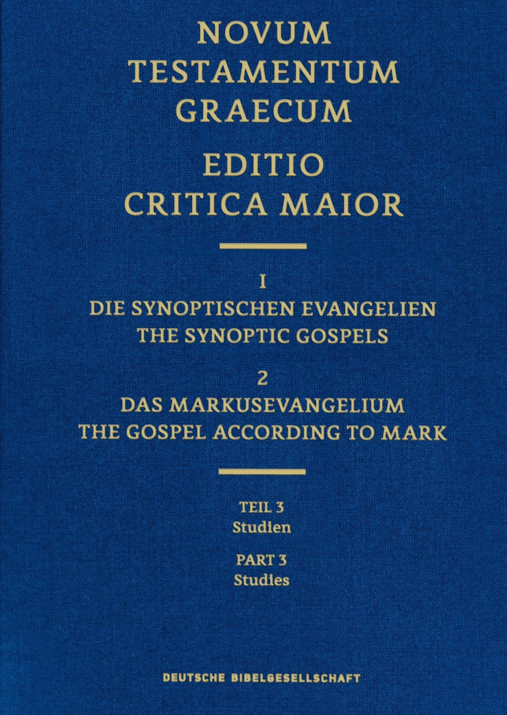 The Gospel Of Mark Editio Critica Maior 2.3