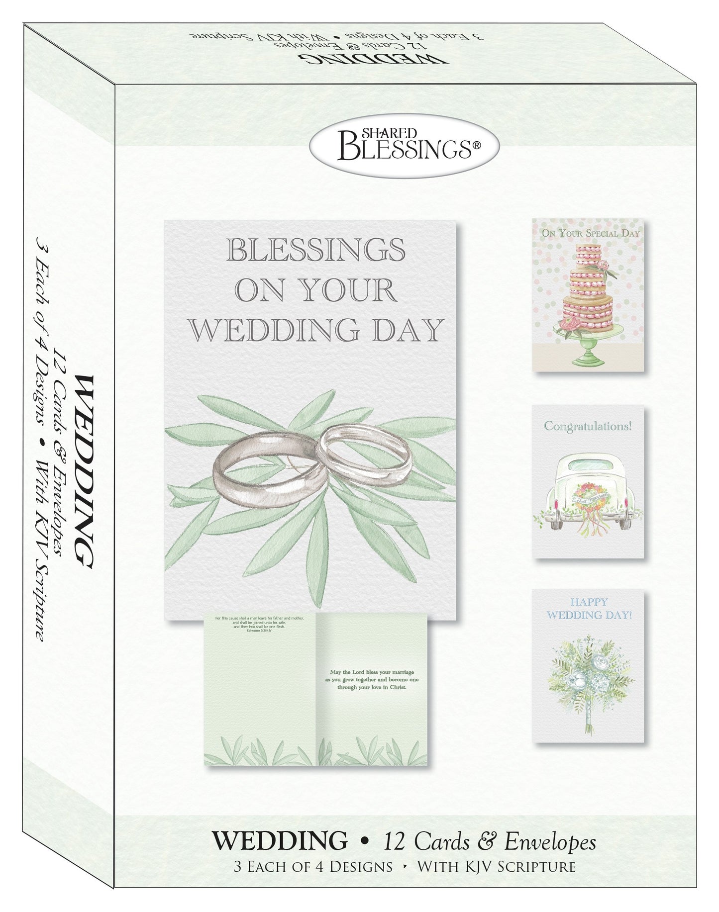 Card-Boxed-Shared Blessings-Wedding Celebration (Box Of 12)