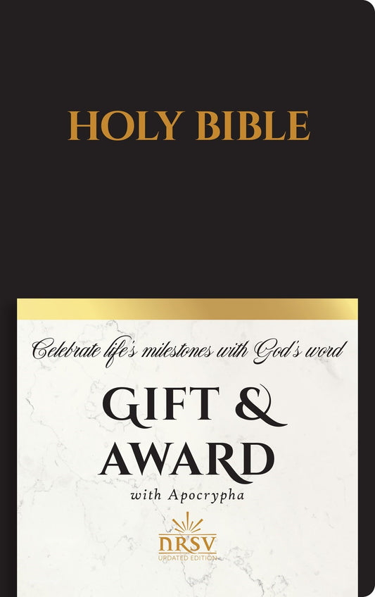 NRSV Updated Edition Gift & Award Bible w/Apocrypha-Black Imitation Leather