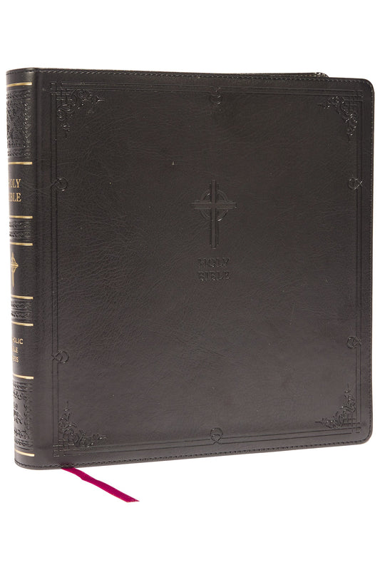 NABRE XL Catholic Edition (Comfort Print)-Black Leathersoft