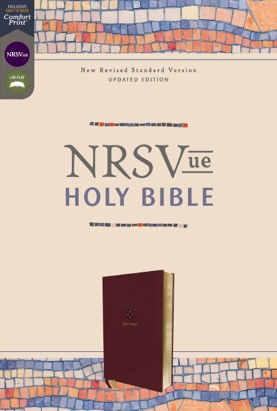 NRSV Updated Edition Holy Bible (Comfort Print)-Burgundy Leathersoft