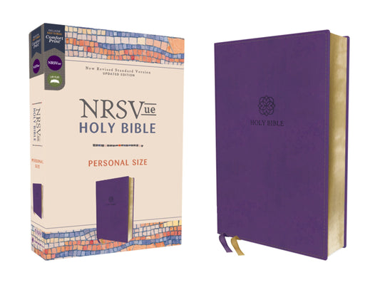 NRSV Updated Edition Holy Bible/Personal Size (Comfort Print)-Purple Leathersoft