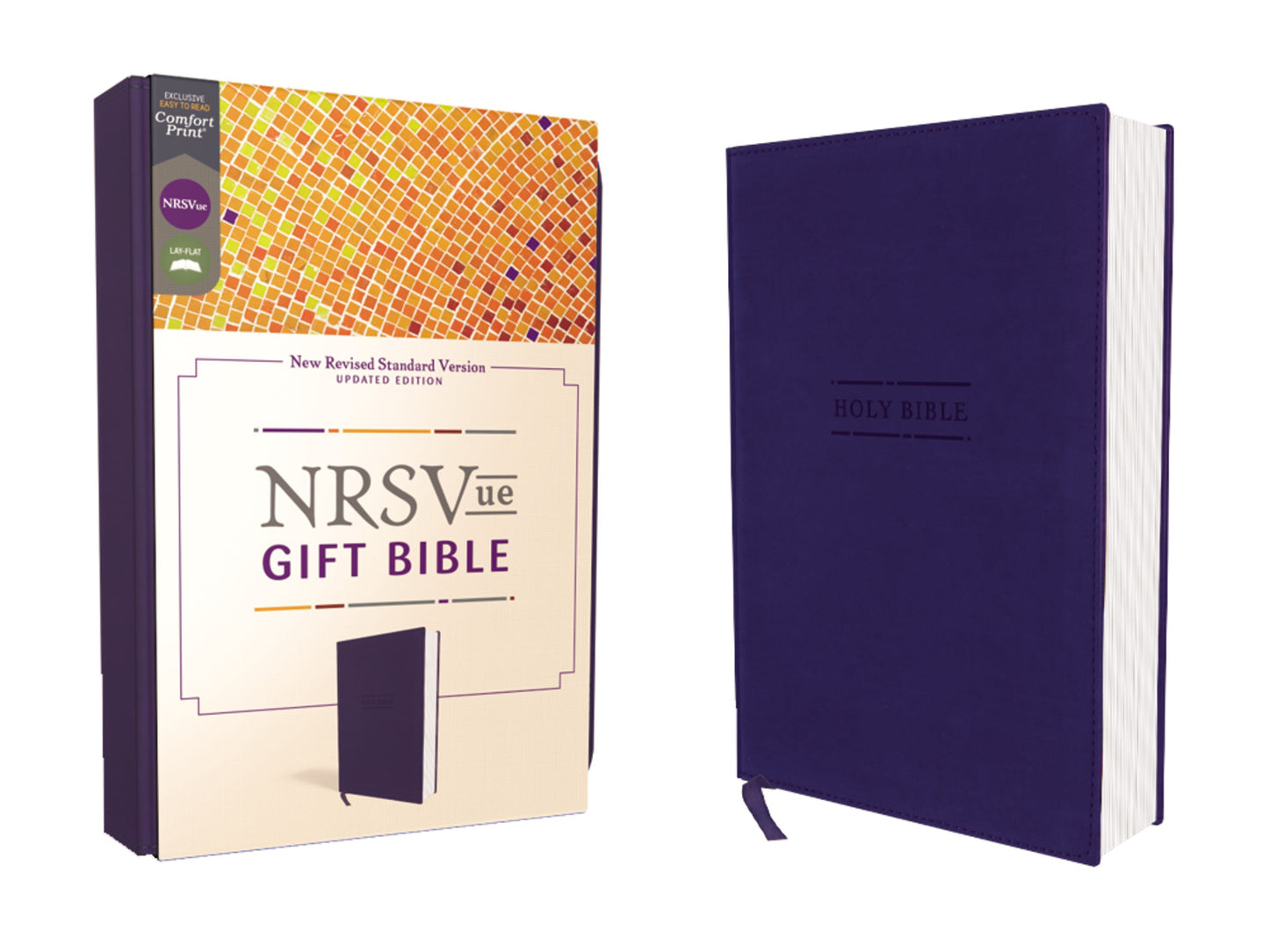 NRSV Updated Edition Gift Bible(Comfort Print)-Blue Leathersoft