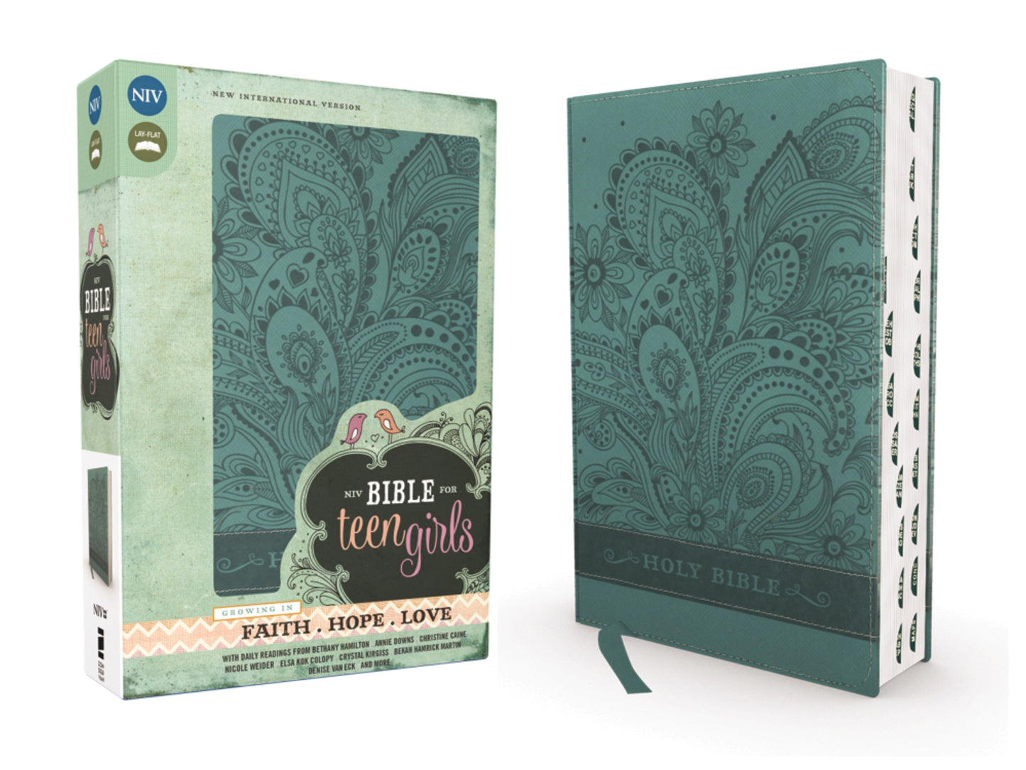NIV Bible For Teen Girls-Blue Leathersoft Indexed