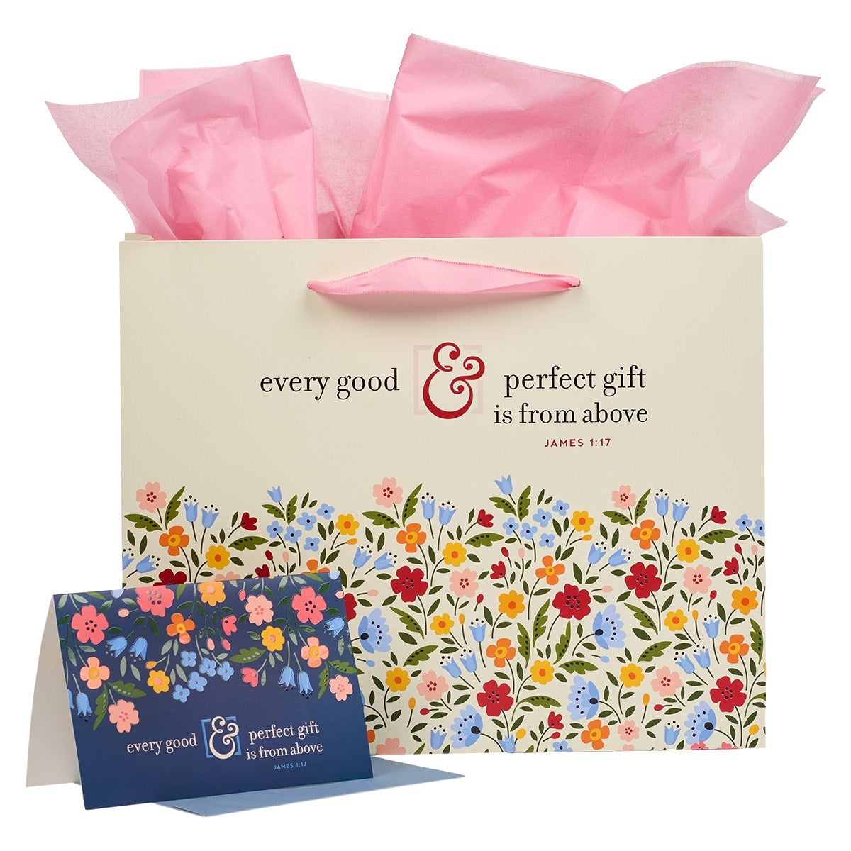 Gift Bag-Every Good & Perfect Gift James 1:17-Large (Set Of 3)