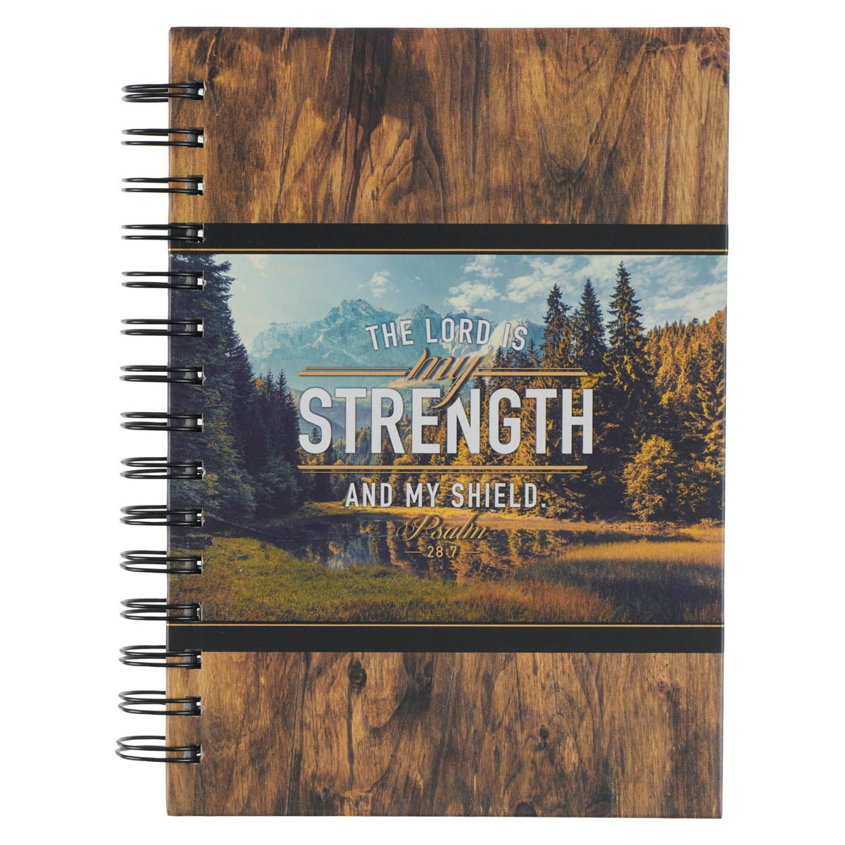 Journal Wirebound LG Lord is My Strength Ps. 28:7