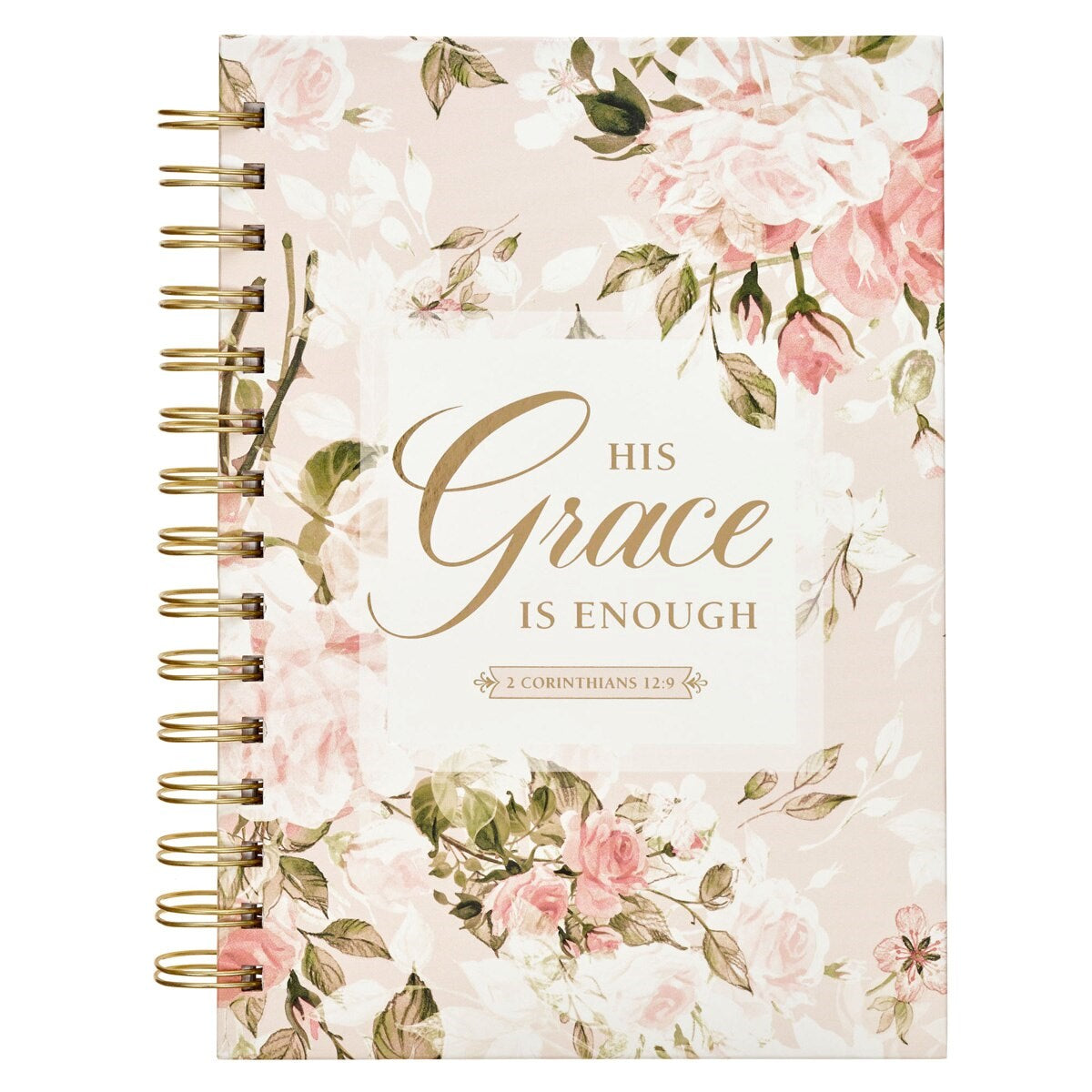 Journal Wirebound LG His Grace 2 Cor. 12:9
