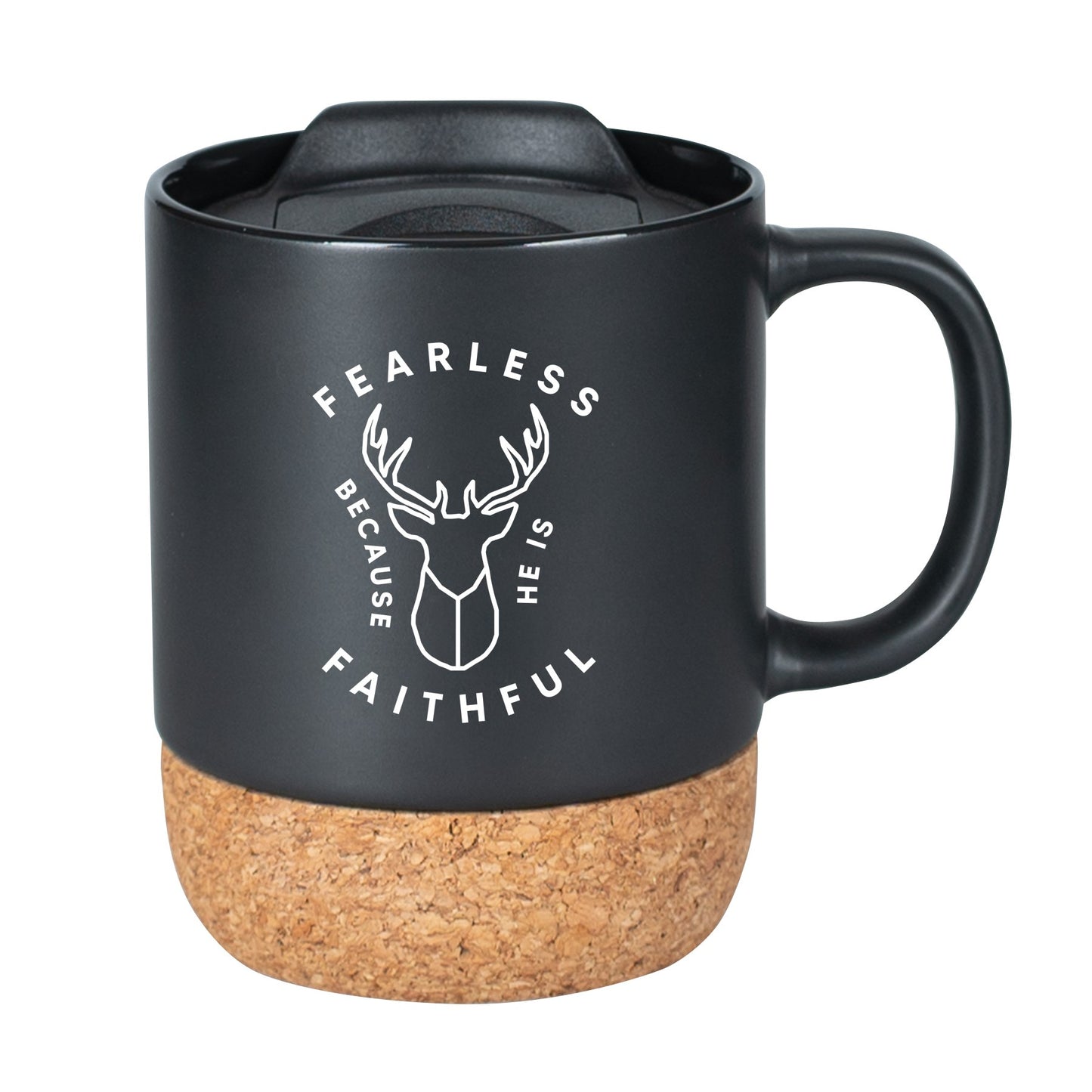 Mug-Cork-Fearless Because He Is