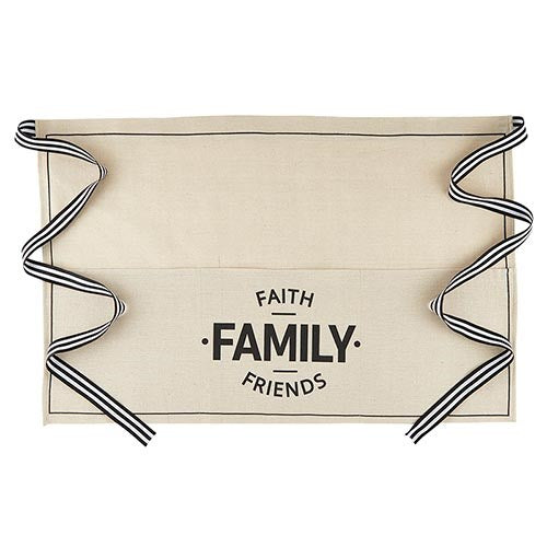 Apron-Faith Family Friends (28" x 18")