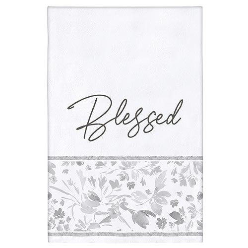 Tea Towel-Blessed (30" SQ)