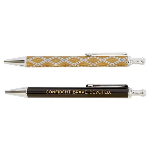 Pen Set-Confident/Brave/Devoted (Set Of 2)