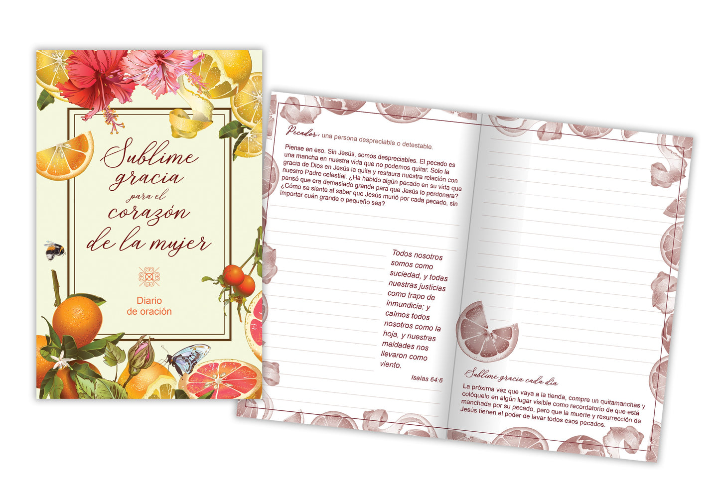 Spanish-Prayer Journal-Amazing Grace (Pack Of 12)