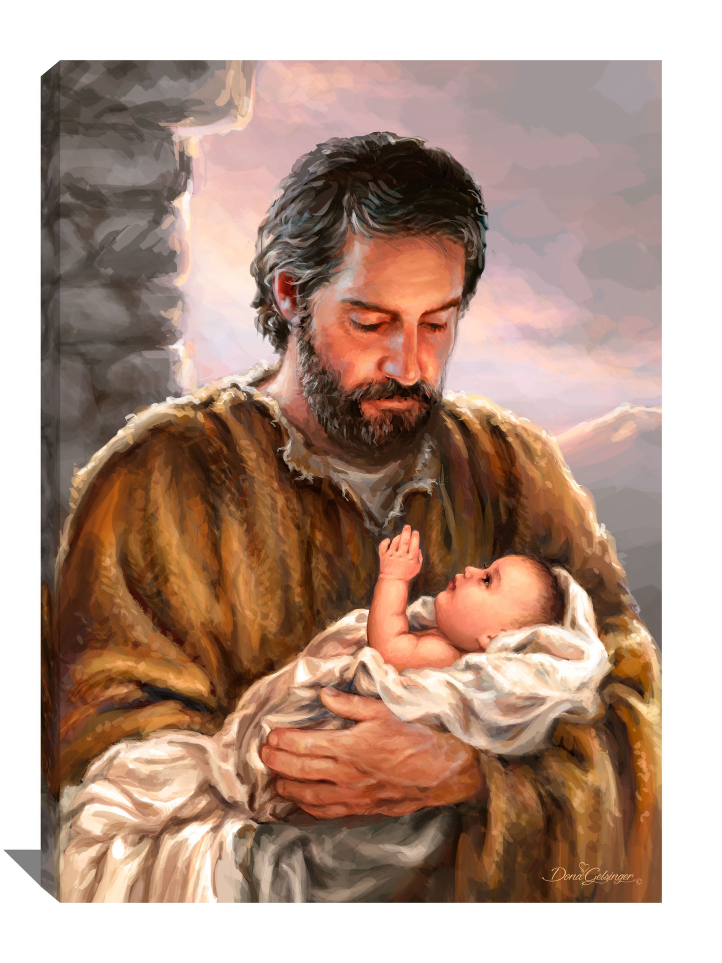 Frameless Canvas-Saint Joseph (10 x 14)