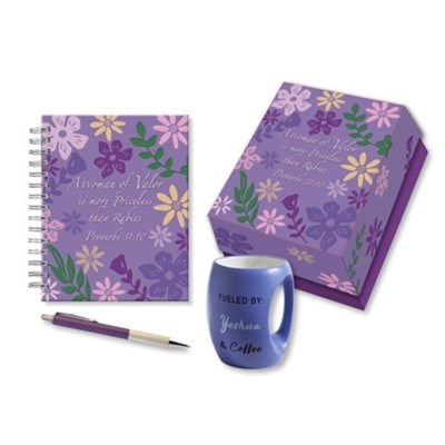 Woman Of Valor Box Set (Pen Journal & Mug) (#71164)