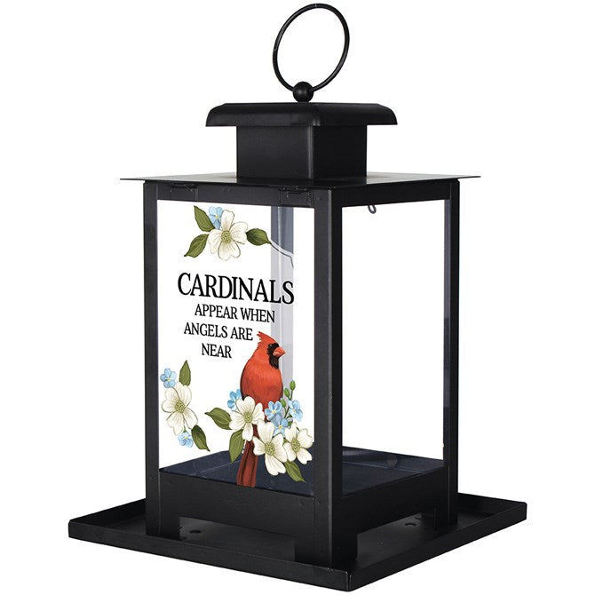 Bird Feeder-Cardinals Appear-Spring/Summer (12" x 7" x 7")